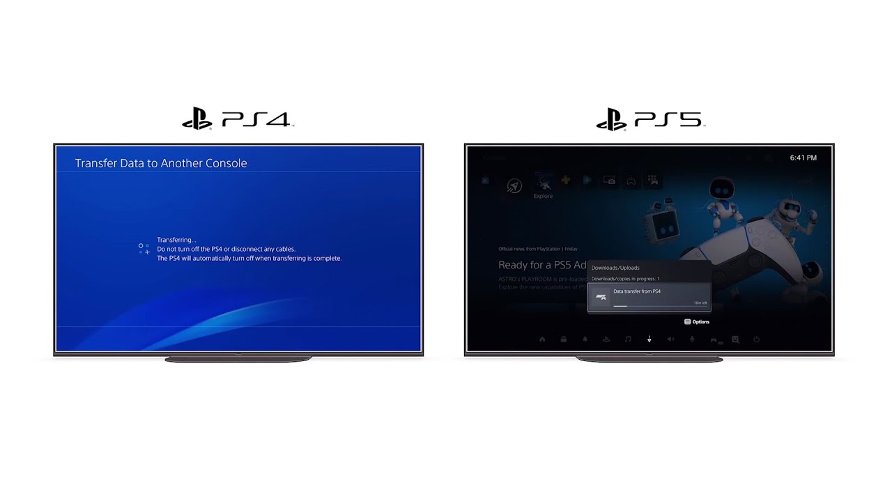 Comment transférer des données de PS4 vers PS5