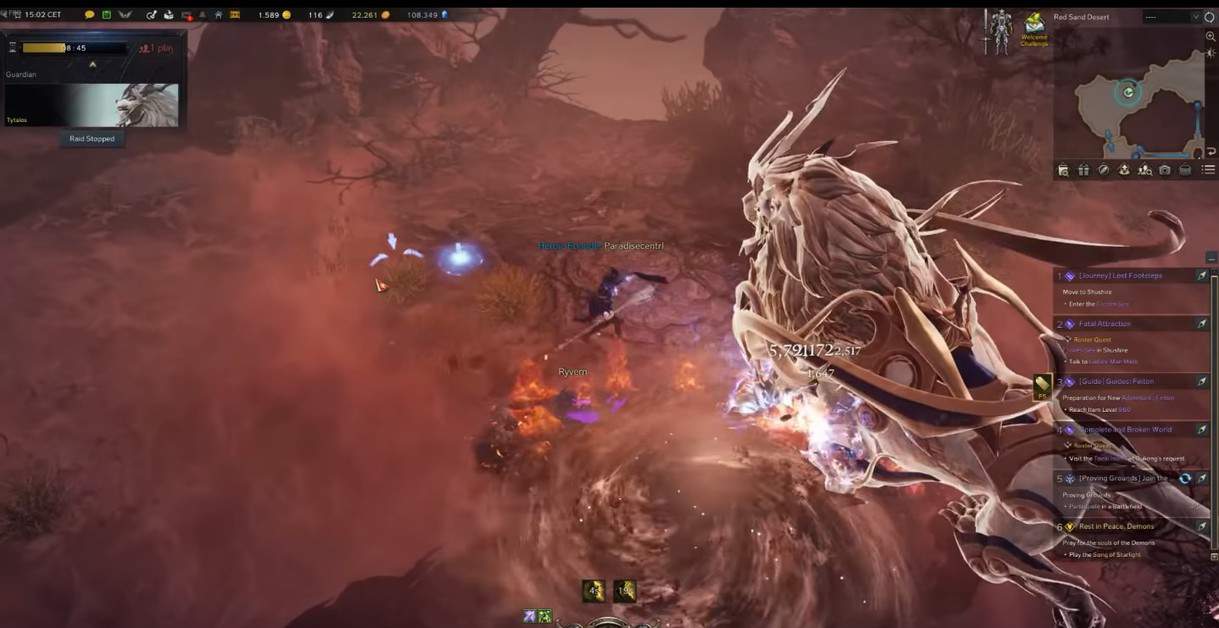 Lost Ark : Guide du raid du gardien Tytalos