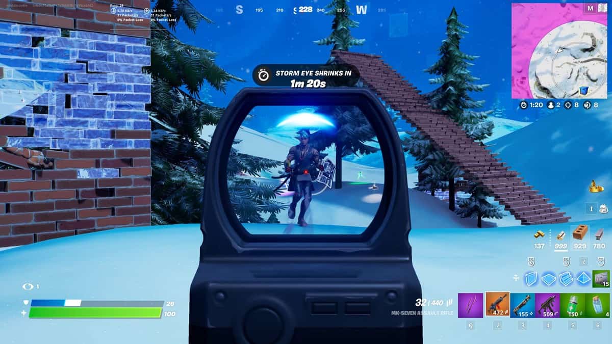 Guide des emplacements de coffre fort Fortnite Chapter 3