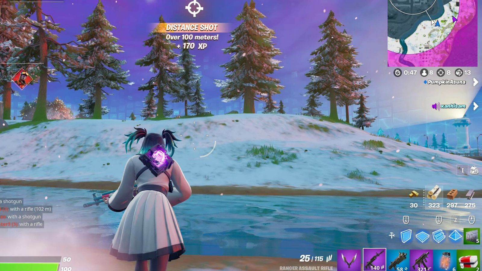 Où collecter des fragments de gemmes sur les points de repère du chapitre 3 de Fortnite