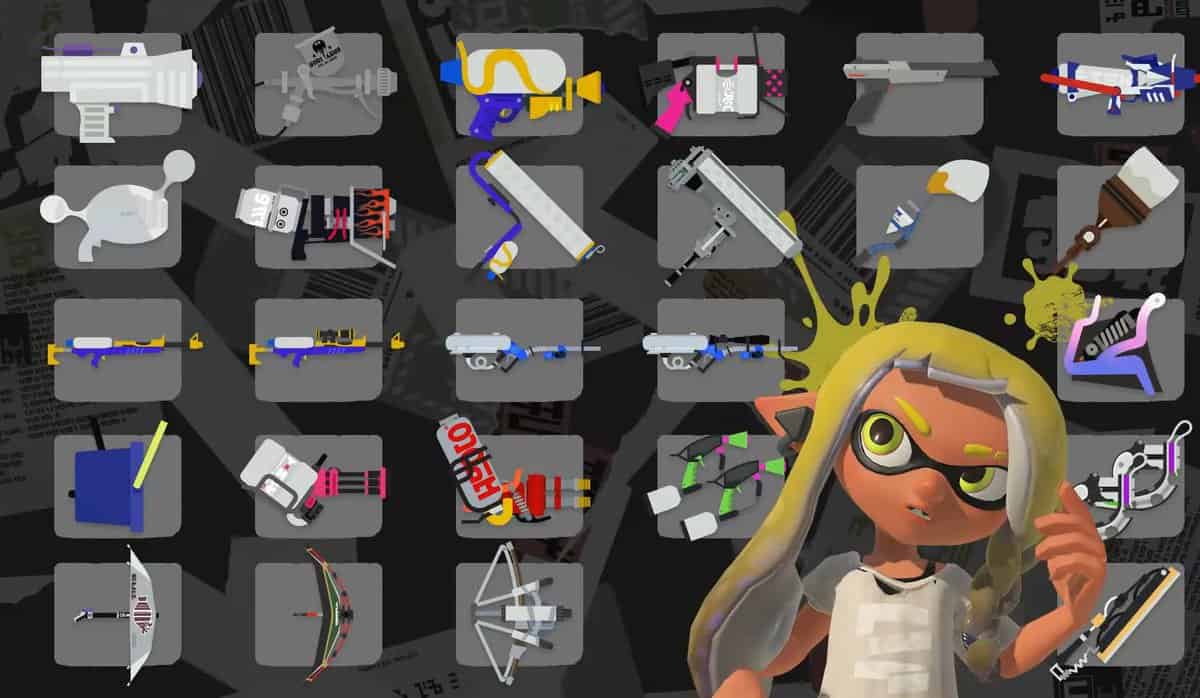 Splatoon 3 : Liste des niveaux d'armes