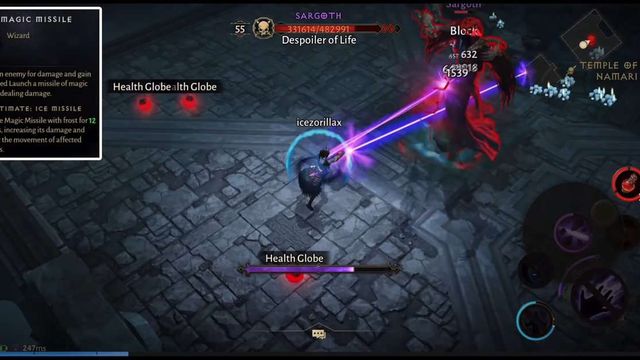 Diablo Immortal : Meilleure build Wizard