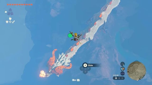 Emplacement de Dinraal - Zelda : Tears Of The Kingdom