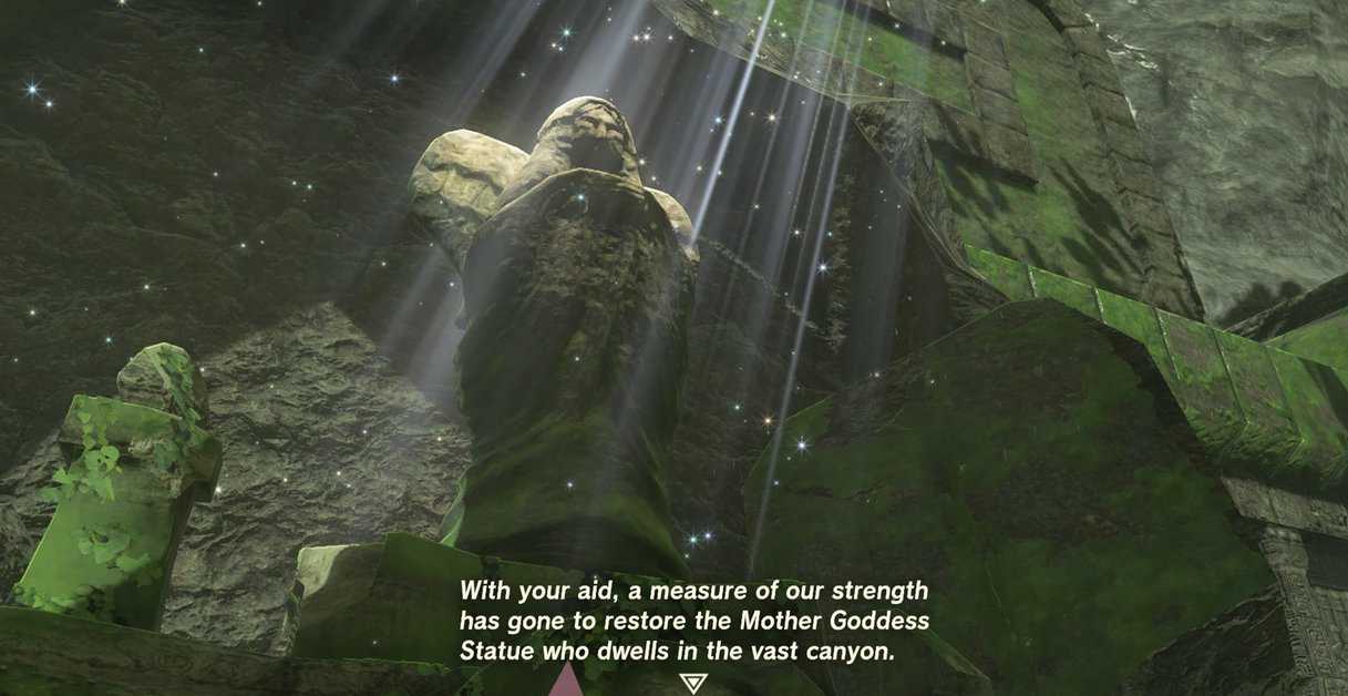 Zelda : Tears Of The Kingdom - Emplacement des statues de déesses