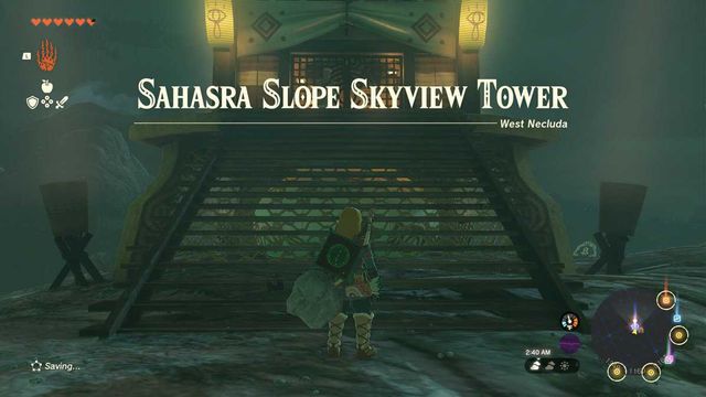 Zelda : Tears Of The Kingdom - Comment débloquer la tour Sahasra Slope Skyview