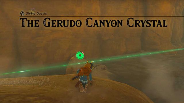 Le cristal du canyon Gerudo - Zelda : Tears Of The Kingdom