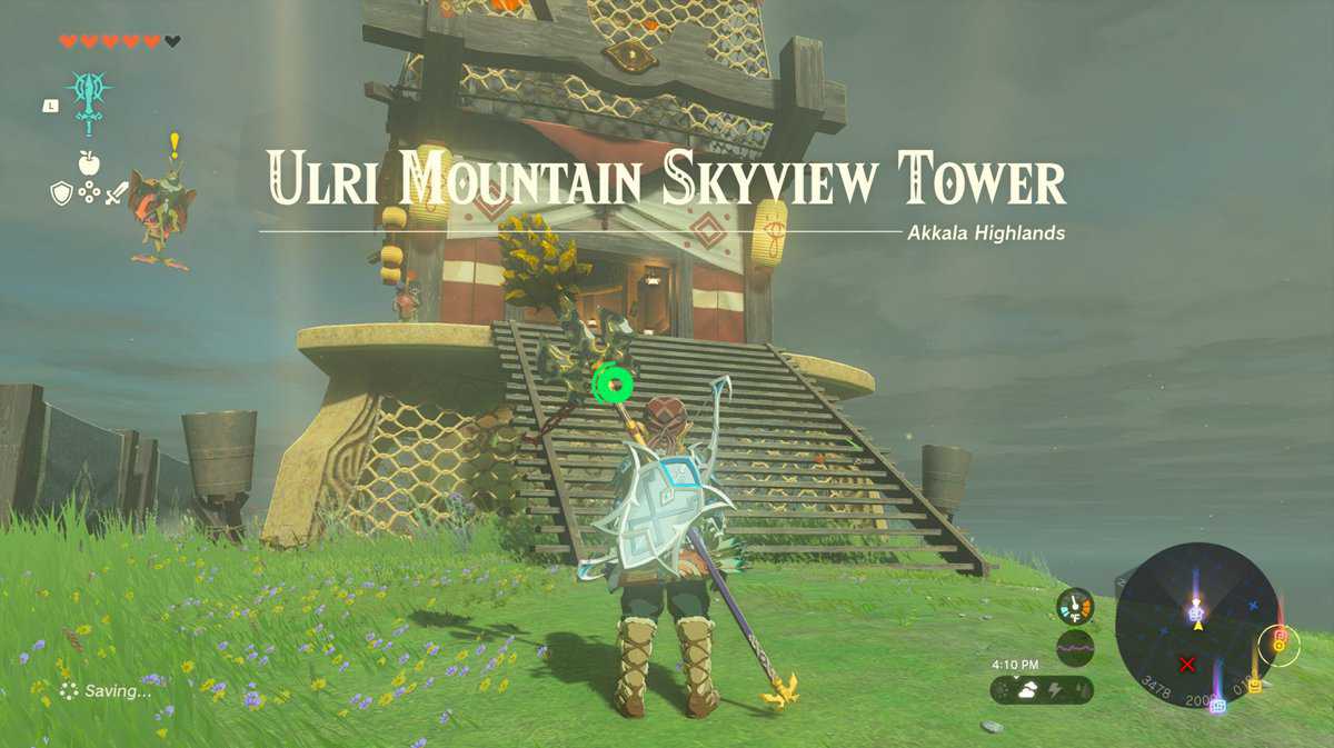 Zelda : Tears Of The Kingdom - Comment débloquer la tour Ulri Mountain Skyview