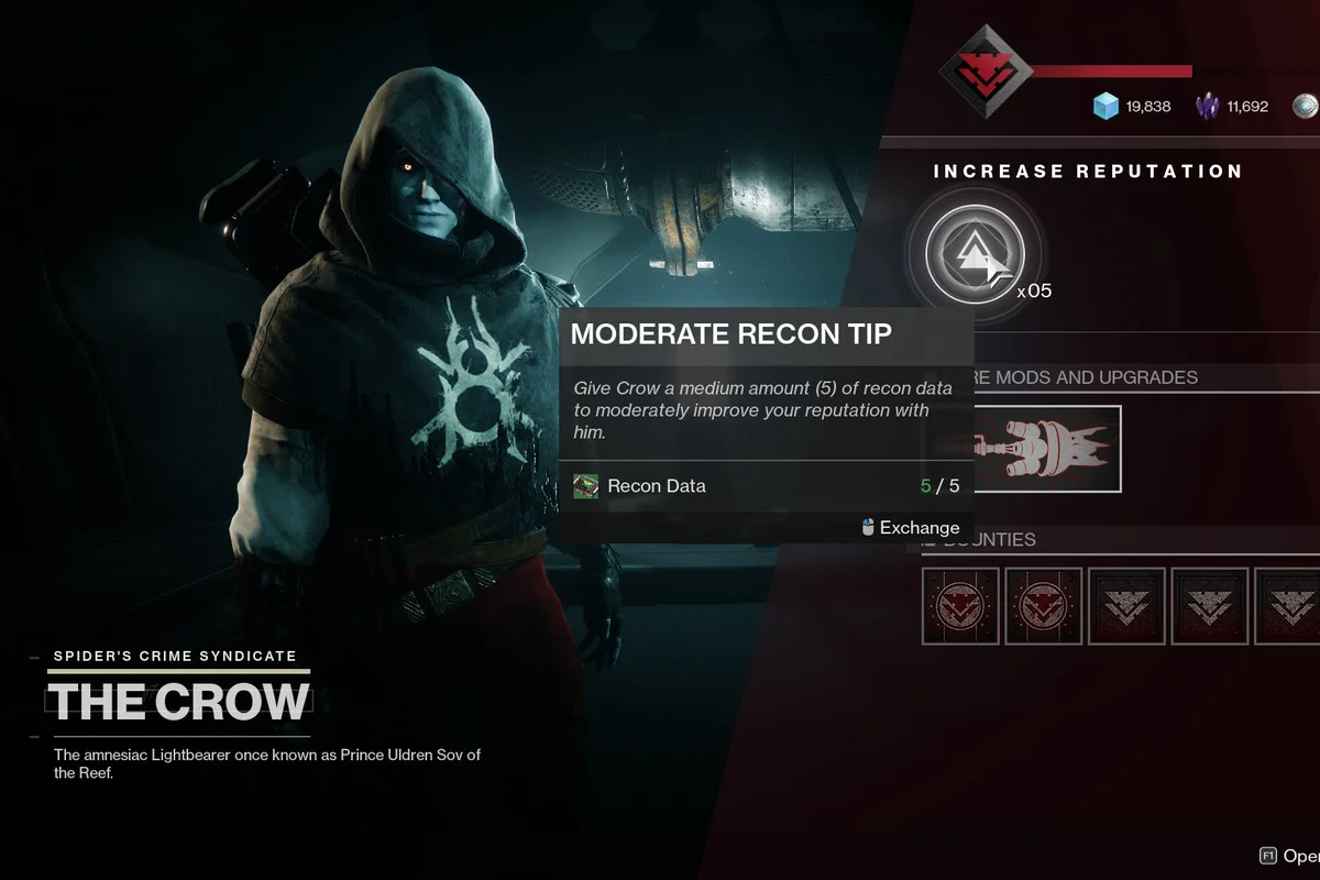 Destiny 2 Beyond Light Guide la chasse de Wrathborn