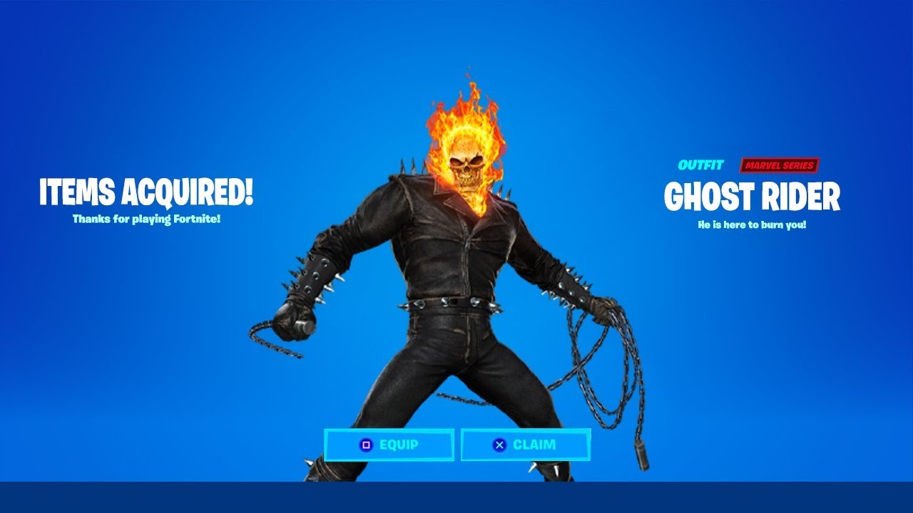 Comment obtenir le skin Ghost Rider dans Fortnite