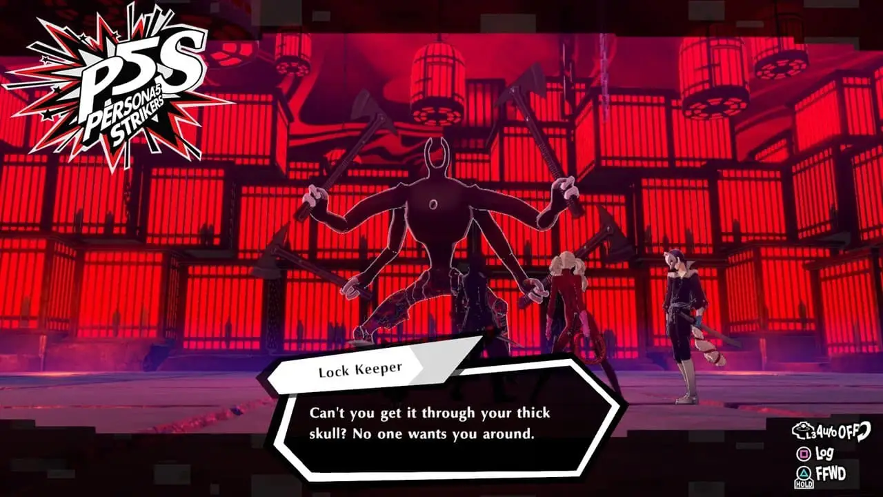 Persona 5 Strikers Guide du Gardiens d'écluses