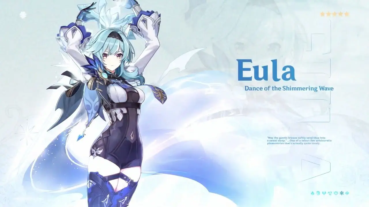 Genshin Impact : Guide du personnage Eula