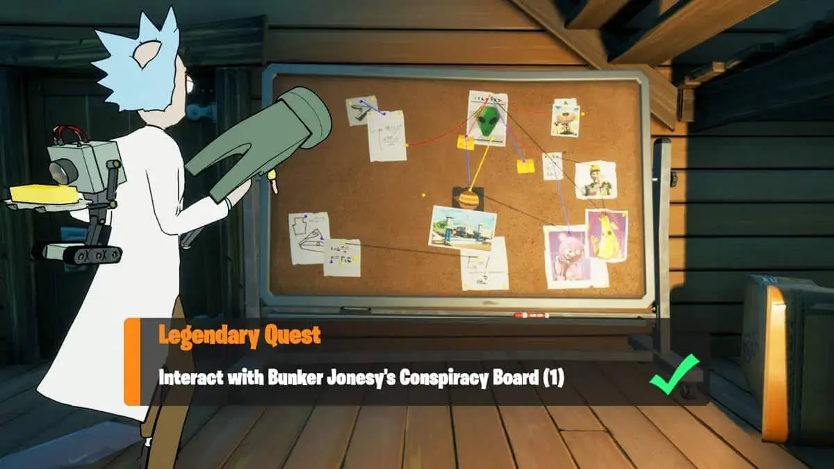 Guide du conseil de la conspiration Jonesey de Fortnite Chapitre 2 Saison 7 Bunker