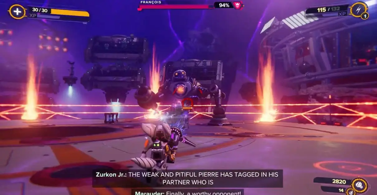 Ratchet & Clank: Rift Apart : Guide du boss Francois