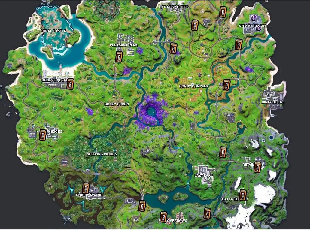 Comment accepter les quêtes de téléphones publics dans Fortnite Chapitre 2 Saison 7