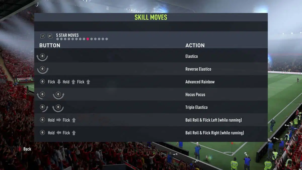 FIFA 22 : Guide des mouvements de compétences