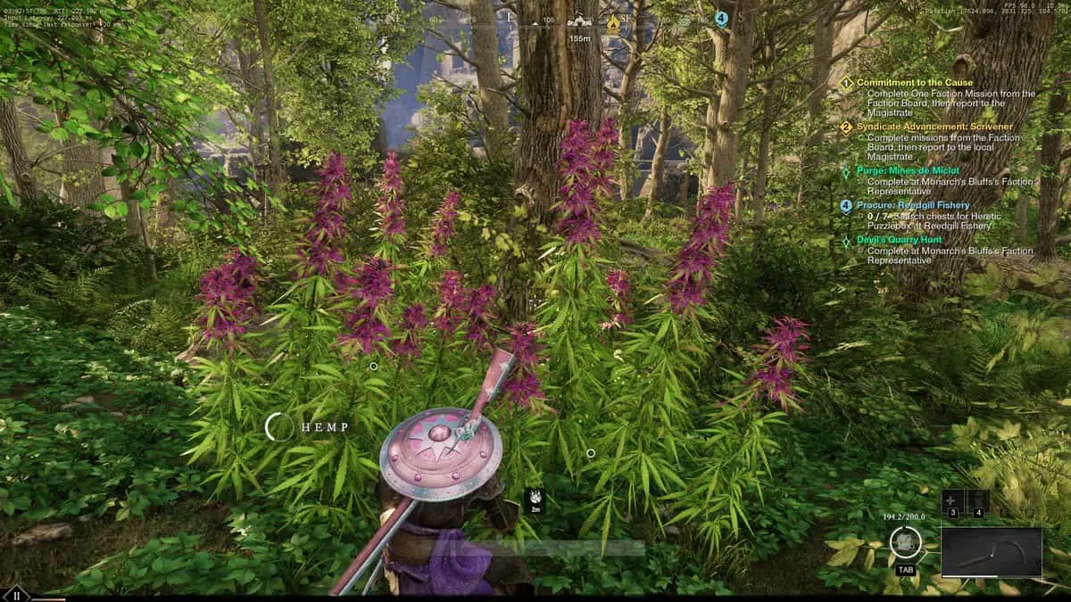 New World : Où trouver des plants de chanvre pour la fibre et le lin