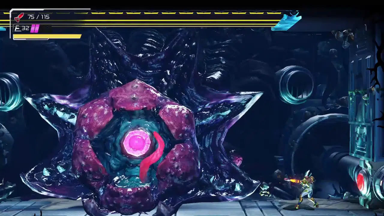Metroid Dread : Guide du speedrun - Comment sauter le combat du boss Drogyga