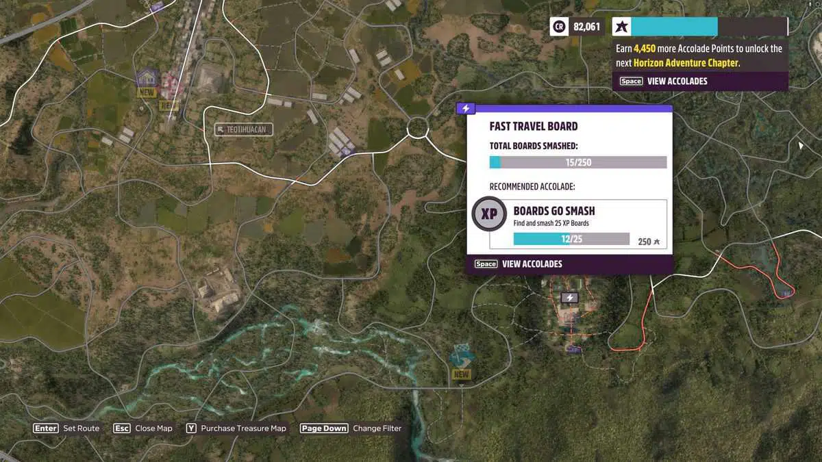 Forza Horizon 5 : Guide des emplacements des panneaux de voyage rapide