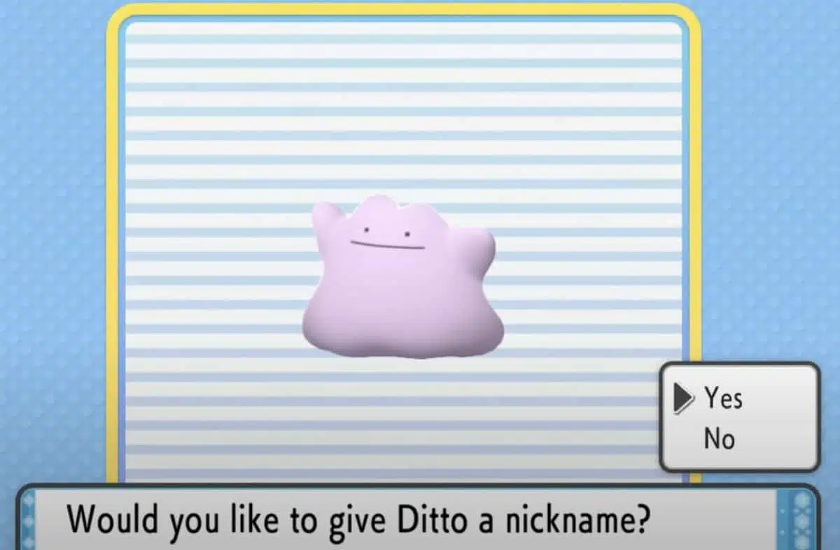Pokemon BDSP : Emplacement de Ditto, Comment évoluer, Type et Capacités