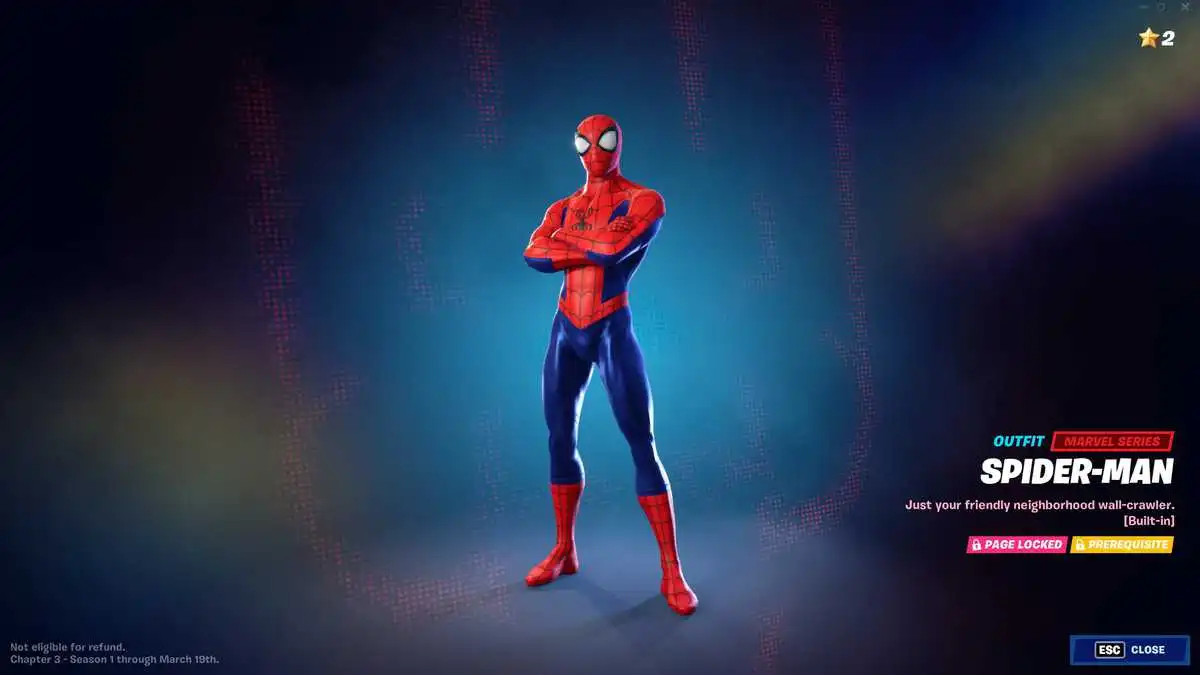 Fortnite : Chapitre 3 - Comment obtenir Spiderman