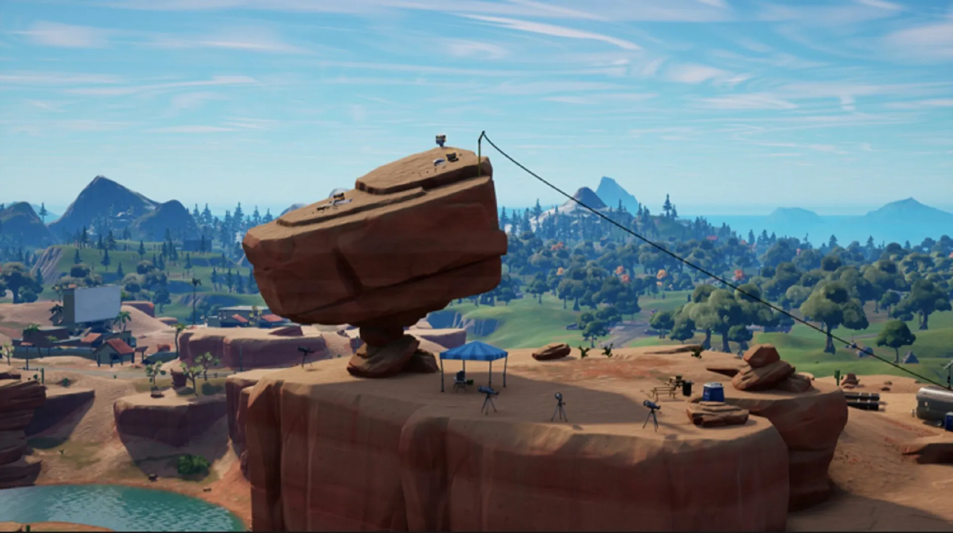 Où trouver le rocher impossible dans Fortnite et relever le défi