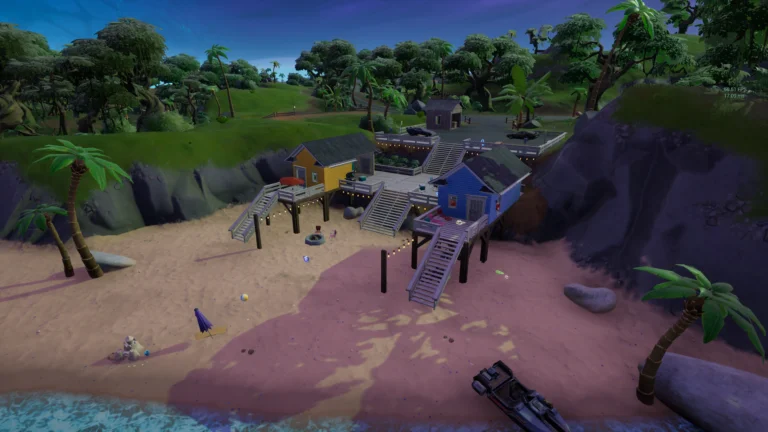 Où se trouve la plage Tow Away dans le chapitre 3 de Fortnite, saison 1 ?