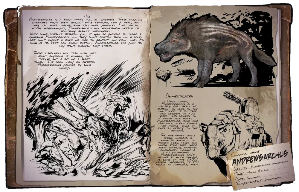 Ark : Fjordur Andrewsarchus - Guide de localisation et d'apprivoisement