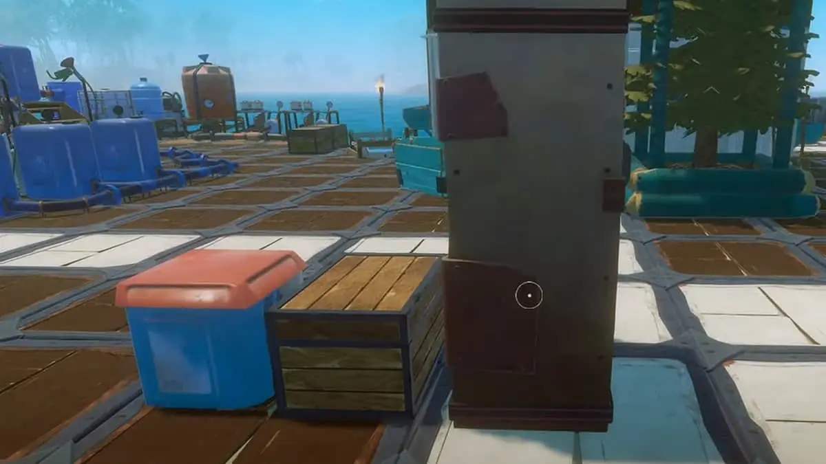 Raft : Comment construire une pièce de rangement