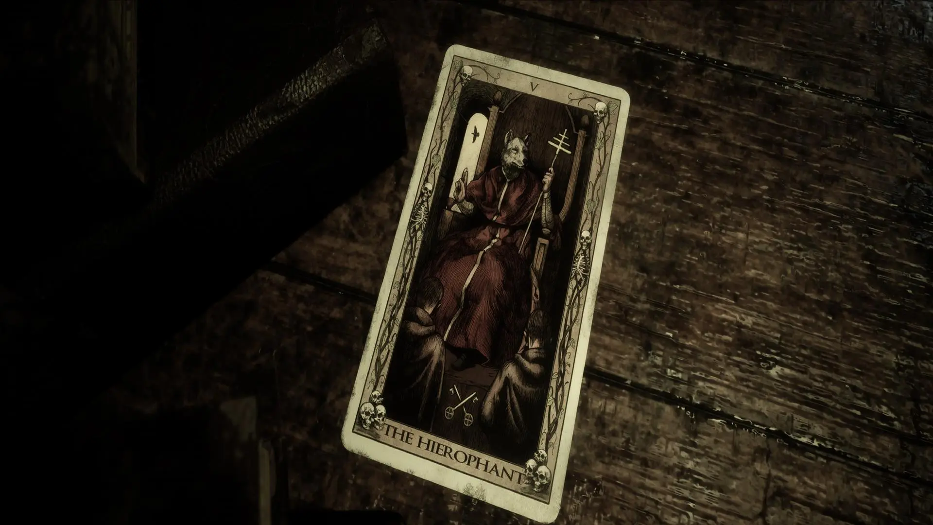 The Quarry : Cartes de tarot – La carte Hiérophante et Eliza