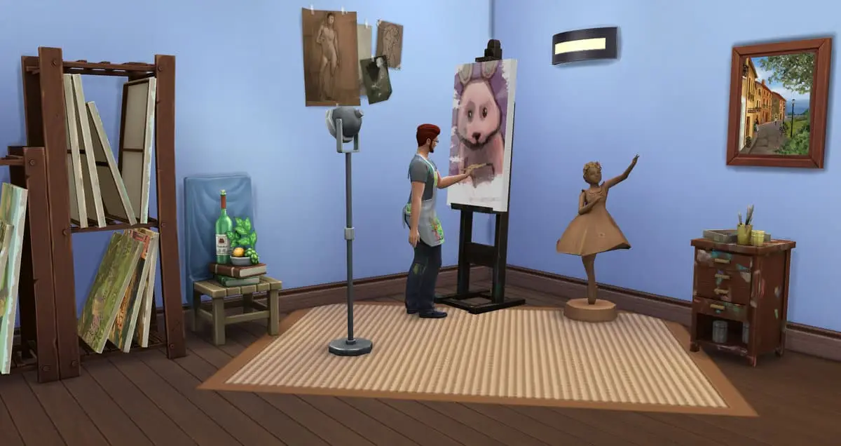 The Sims 4 : Guide des carrières de peintre