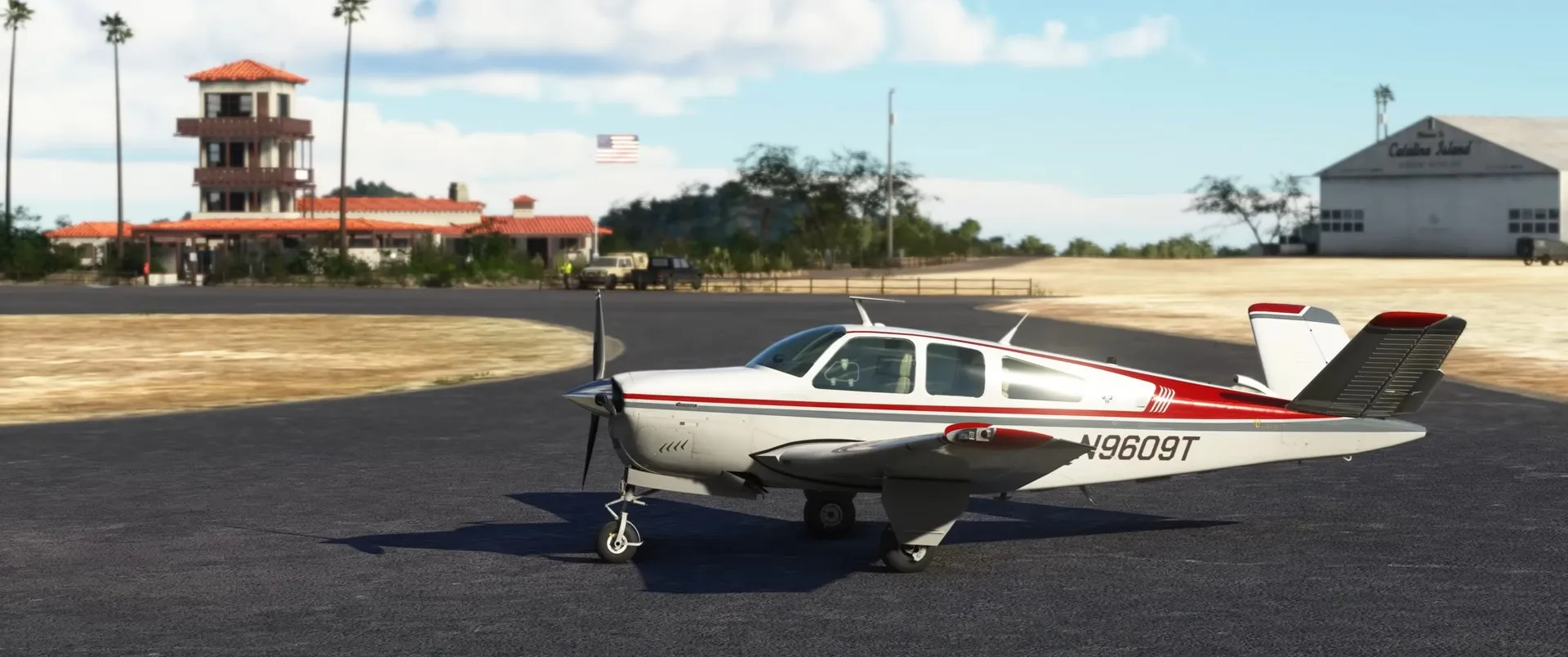 Microsoft Flight Simulator : Lancement du Beechcraft Bonanza V35