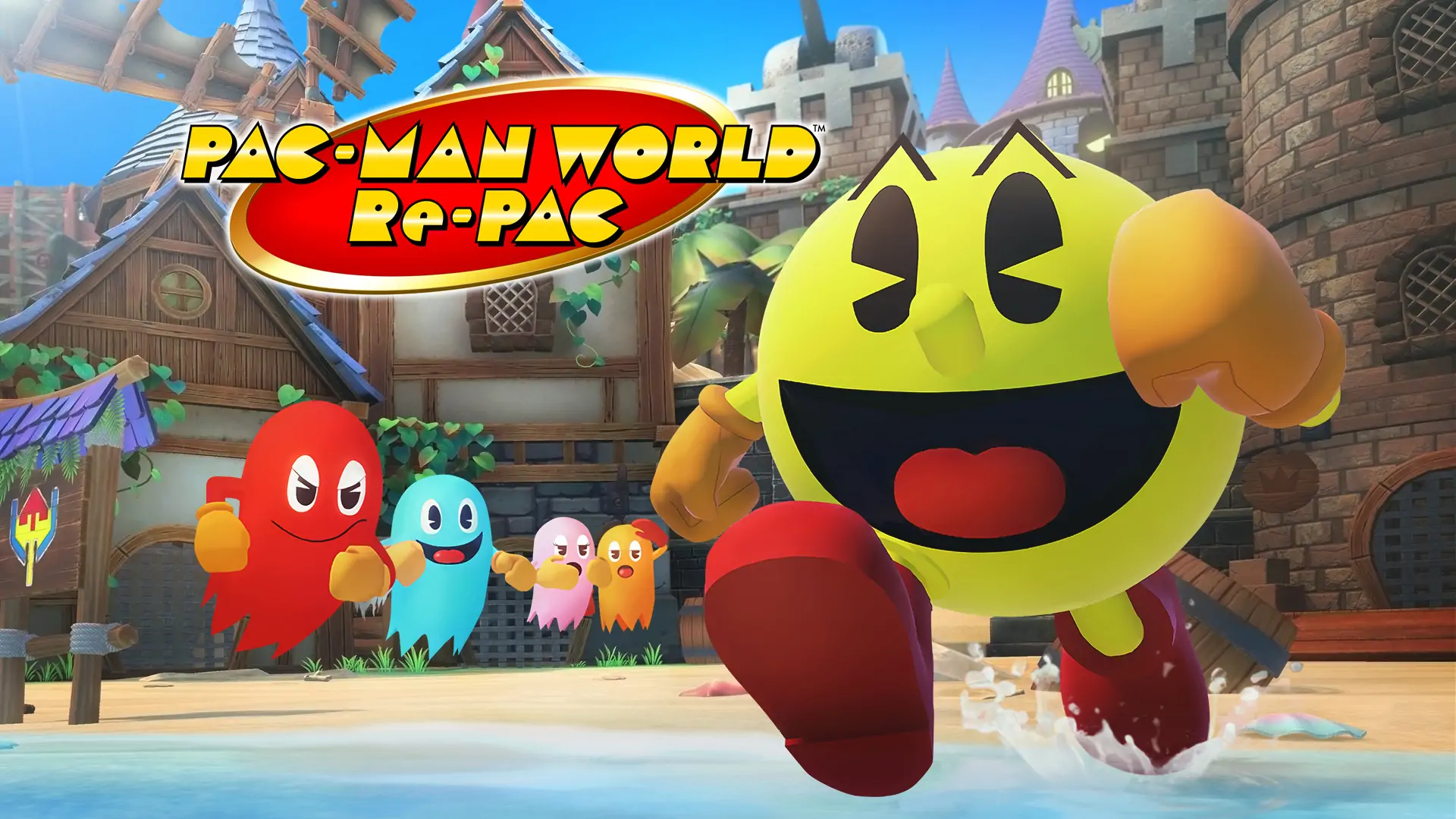 Comparaison des graphiques de Pac-Man World Re-Pac pour les zones 1 et 2