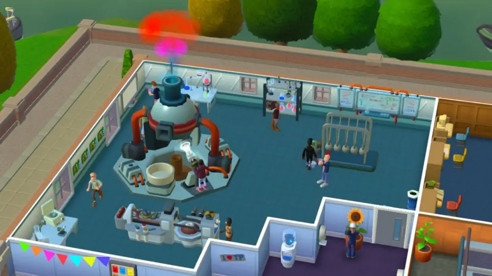Two Point Campus : Gameplay sur Switch
