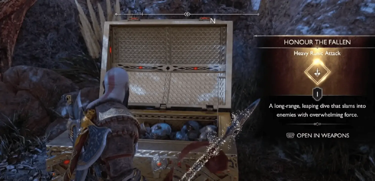 God Of War : Ragnarok - Où obtenir l'attaque Honour The Fallen
