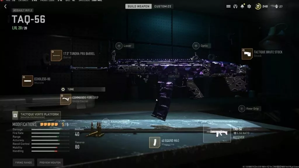 Call Of Duty : Warzone 2 - TAQ- 56 Meilleurs Chargeurs et Accéssoires