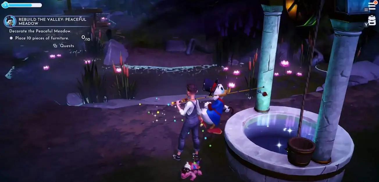 Disney Dreamlight Valley : Guide des quêtes Reconstruire la Vallée