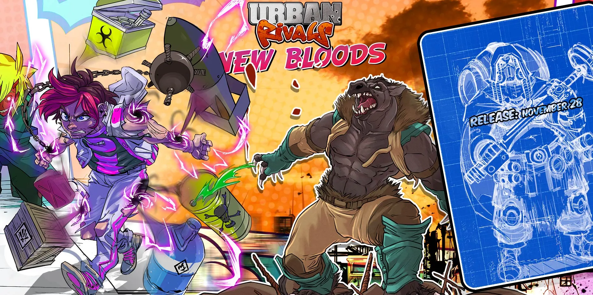 Urban Rivals : Les new blood du 25 Novembre 2022