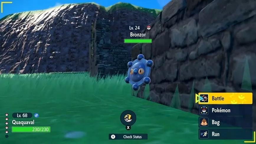 Pokemon : Écarlate et Violet - Emplacement de Bronzor