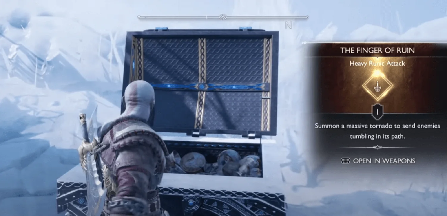 God Of War : Ragnarok - Où trouver le doigt de la ruine