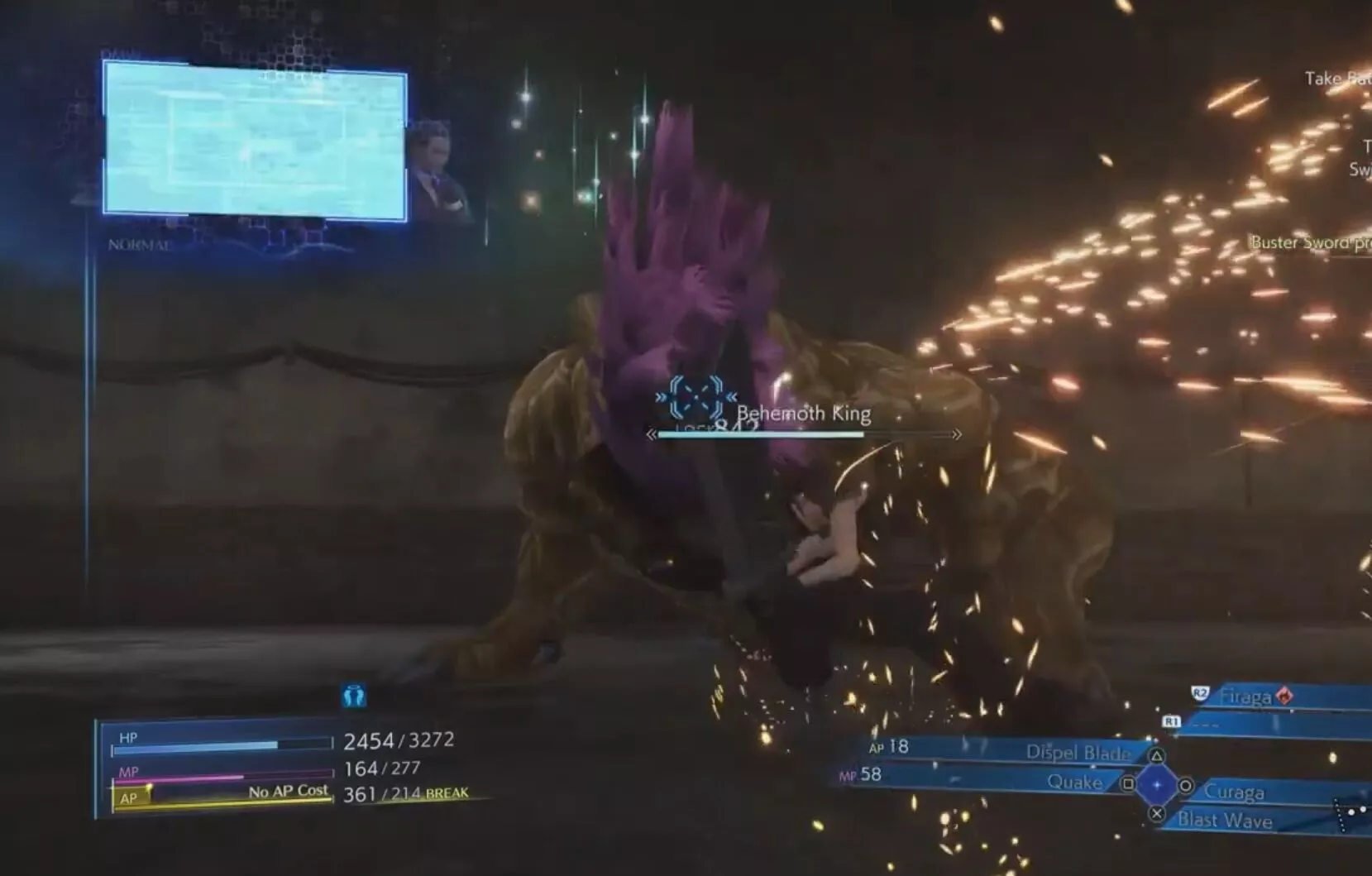 Crisis Core Réunion : Behemoth King [Combat de boss]