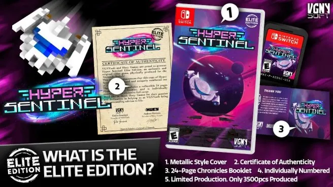 Hyper Sentinel sort en version physique sur Switch