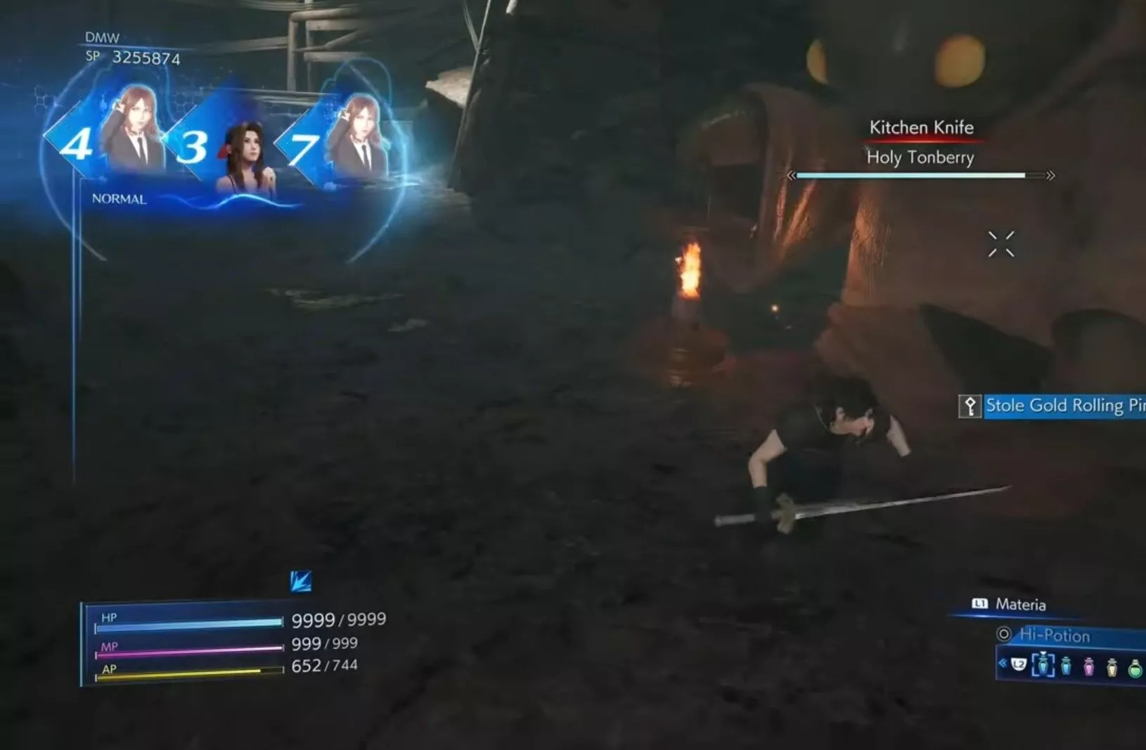Final Fantasy 7 : Crisis Core - Farmer des Gold Rolling pin