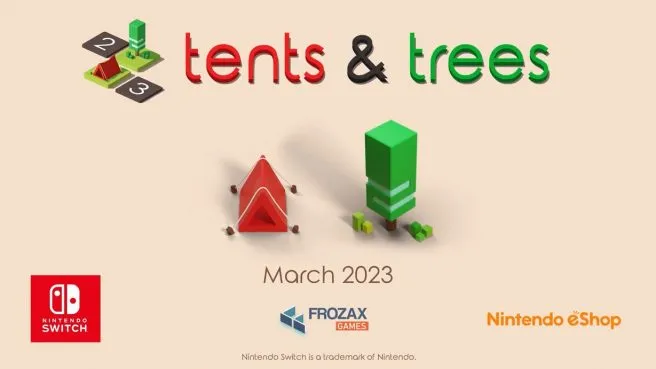 Le jeu de puzzle Tents and Trees sortira sur Switch en mars