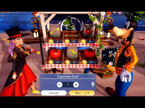 Comment obtenir des graines de canne à sucre à Disney Dreamlight Valley