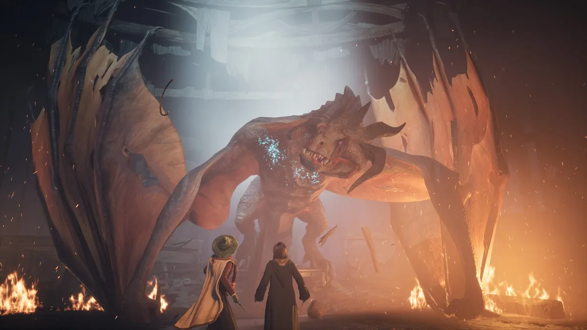 Hogwarts Legacy : Guide de l'œuf du dragon - Feu et vice, et œuf poché