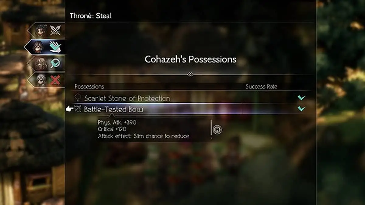 Comment obtenir des armes testées au combat Octopath Traveler 2