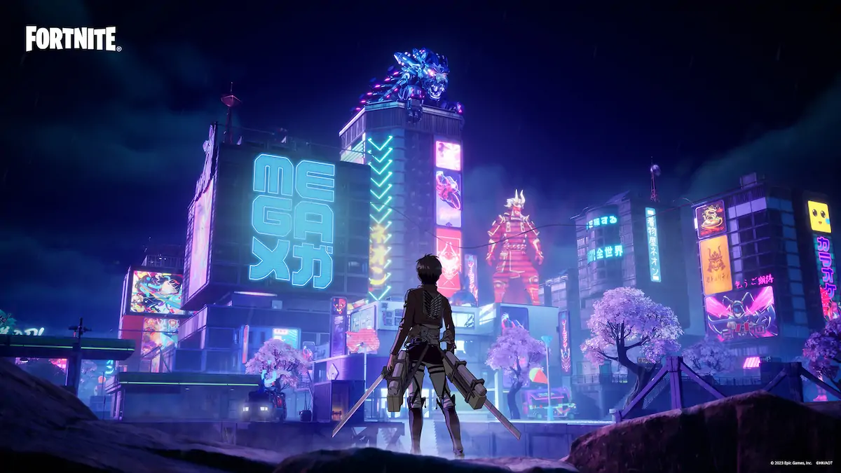 Eren Yeager et Attack on Titan s'invitent dans Fortnite