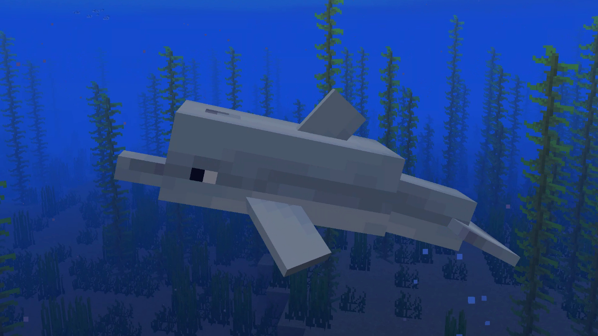 Que mangent les dauphins dans Minecraft ?
