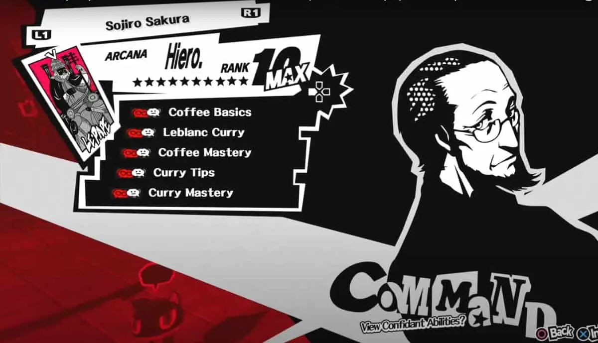 Persona 5 : Guide du confident de Sojiro (Hiérophante)