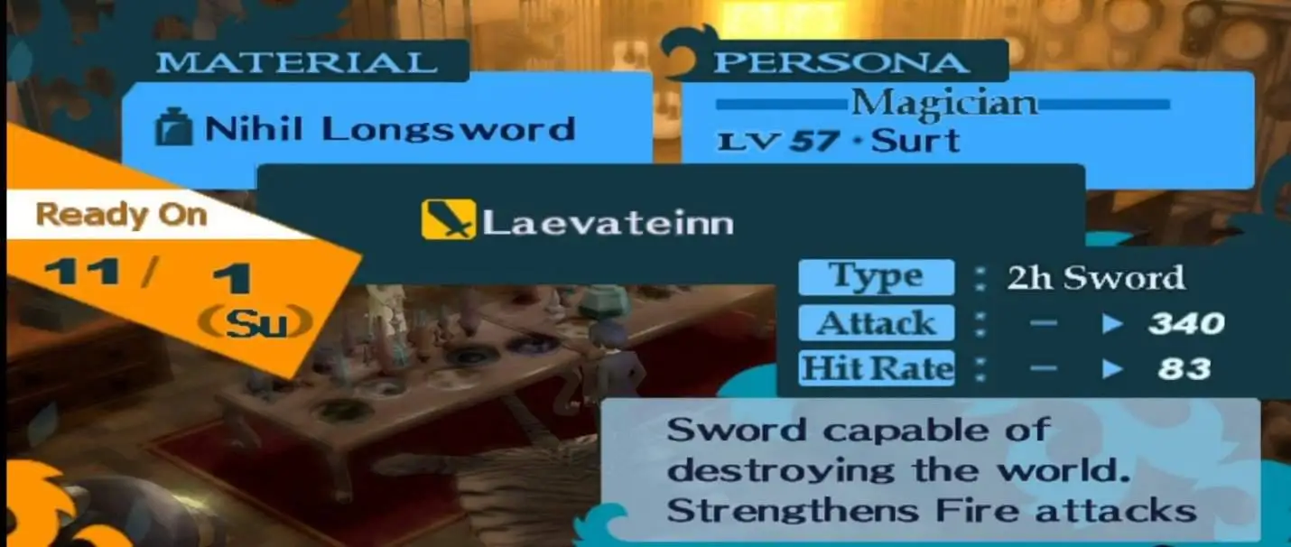 Persona 3 : Guide des meilleures armes de fusion